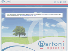 Tablet Screenshot of bertonisnc.it